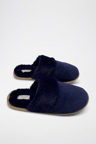 Pantoufles Princess - Bleu nuit