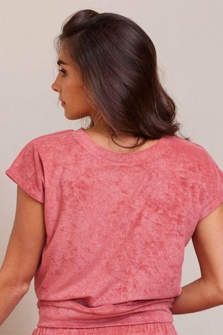 T-shirt de pyjama Davina - Rouge brique
