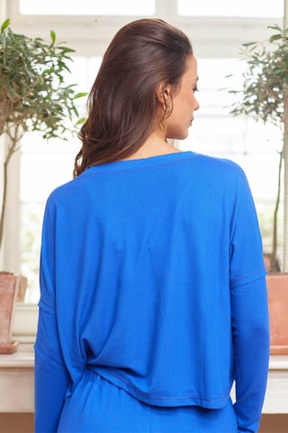 Gilet de pyjama Cosy - Bleu roi