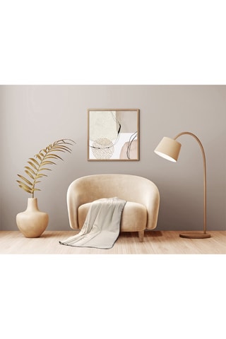 Manta polar colcha de sofá - 125 x 150 cm - Crema