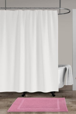 2 alfombras de baño Le temps d'un bain - Rosa - 50 x 70 cm