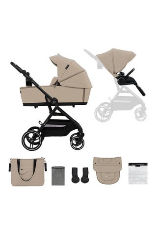2-in-1 Kinderwagen Yoxi - Vanaf de Geboorte - Tot 22 kg - Beige