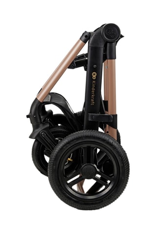 4-in-1 Kinderwagen + Accessoires Moov 2 EVA Wheels - Vanaf de Geboorte - Tot 27 kg - Zwart en beige