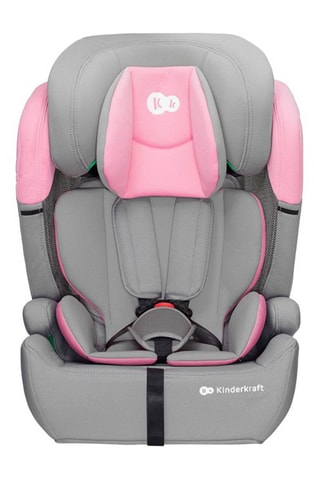 Autostoeltje Comfort Up i-Size Happy Shapes - 15 Maanden t/m 12 Jaar - Roze en grijs