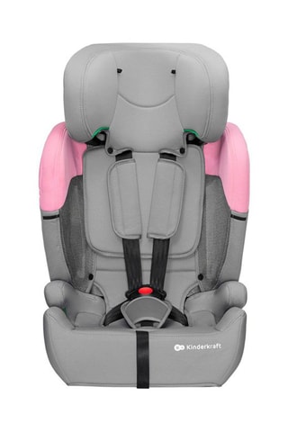 Autostoeltje Comfort Up i-Size Happy Shapes - 15 Maanden t/m 12 Jaar - Roze en grijs