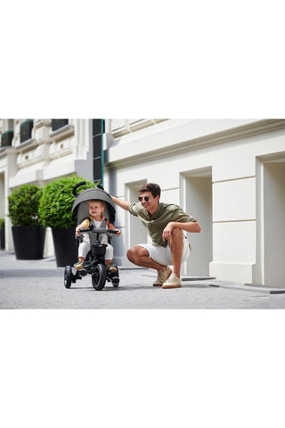 5-in-1 Driewieler Stinstep - Grijs en Zwart - Vanaf 9 Maanden