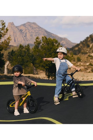 Loopfiets Eter - Zwart - Tot 35 kg - Zadelhoogte van 37 t/m 45 cm