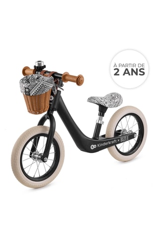 Loopfiets Rapid 2 - Zwart - Vanaf 2 Jaar T/m 35 kg