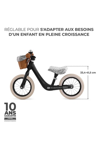 Loopfiets Rapid 2 - Zwart - Vanaf 2 Jaar T/m 35 kg