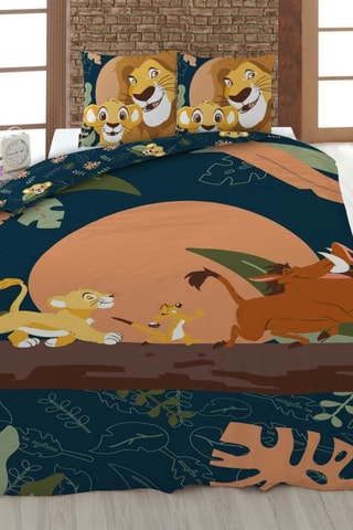 Juego de nórdico El rey león Disney - Marrón y amarillo