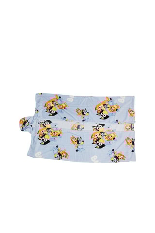 Manta con capucha infantil Bluey - Azul