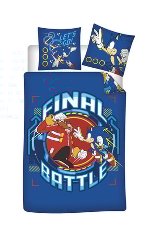 Juego de nórdico 52 hilos/cm² Sonic - Azul