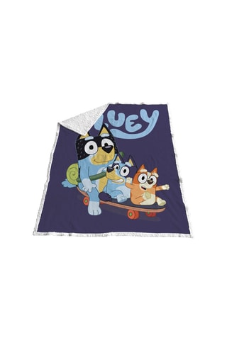 Manta Bluey - Azul oscuro - 120 x 150 cm