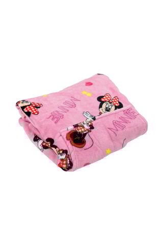 Poncho con capucha infantil Minnie Disney - Rosa