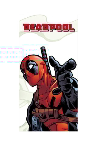 Toalla de playa Deadpool Marvel - Naranja y gris - 70 x 140 cm