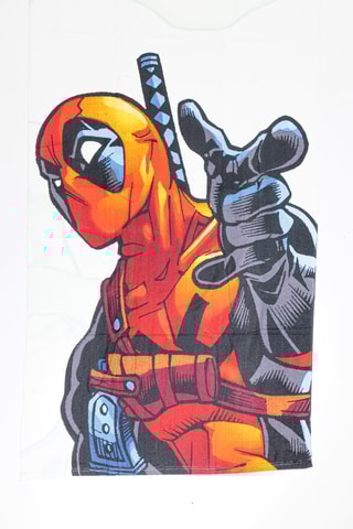 Toalla de playa Deadpool Marvel - Naranja y gris - 70 x 140 cm