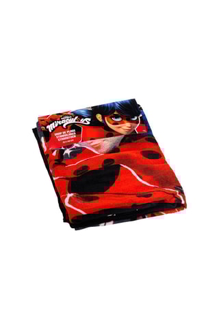 Toalla de playa Ladybug Miraculous - Negro y rojo - 70 x 140 cm