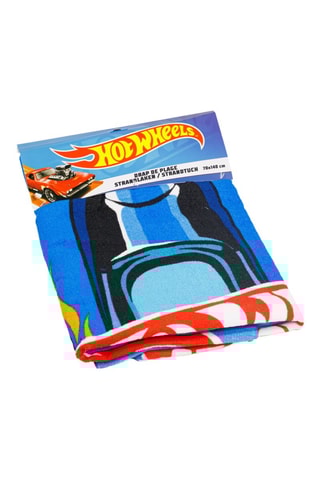 Drap de plage Hot Weels - Bleu - 70 x 140 cm