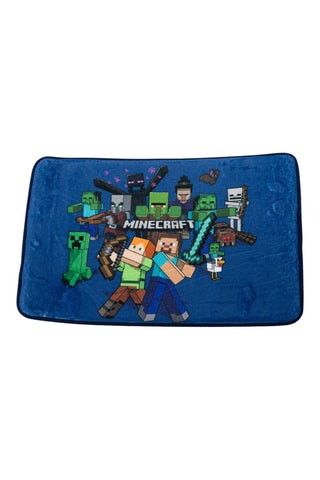Tapis Minecraft - Bleu - 40 x 60 cm