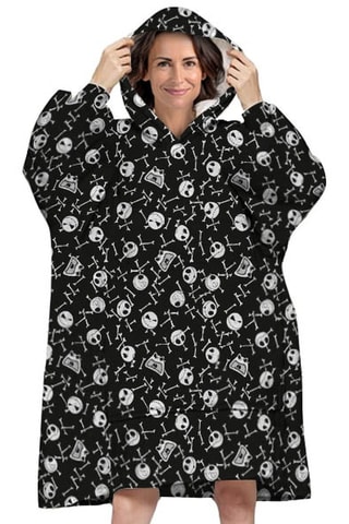 Poncho Pesadilla antes de Navidad - Negro
