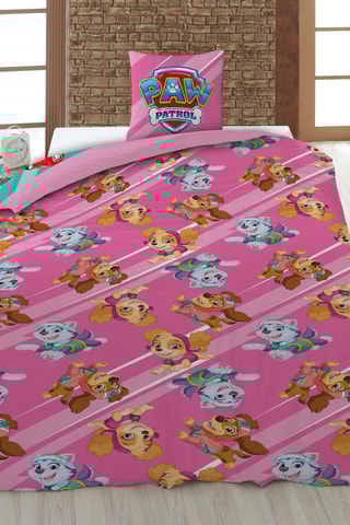 Juego de nórdico La Patrulla Canina - Rosa y azul claro