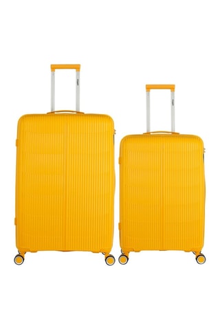 Valise semaine et valise grand volume Andromède - Jaune