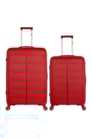 Valise semaine et valise grand volume Andromède - Rouge