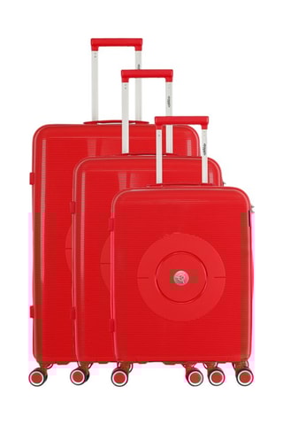 Set de 3 valises Orion (S/M/L) - Rouge - 56/65/75 cm