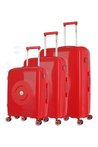 Set de 3 valises Orion (S/M/L) - Rouge - 56/65/75 cm