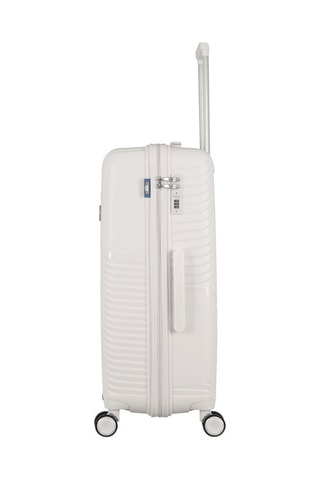 Valise semaine et valise grand volume Cassiopee (M/L) - Blanc - 63/73 cm