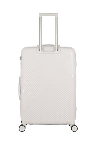 Valise semaine et valise grand volume Cassiopee (M/L) - Blanc - 63/73 cm
