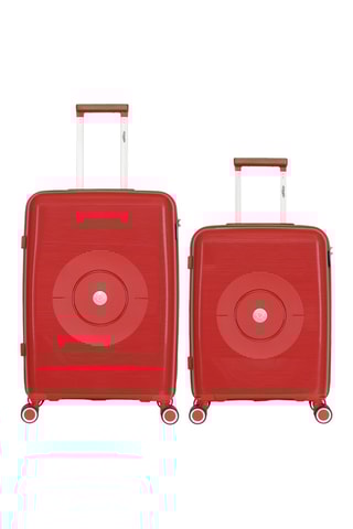 Valise cabine et valise semaine Orion (S/M) - Rouge - 55/65 cm