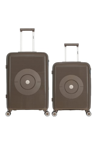 Valise cabine et valise semaine (M/S) Orion - Taupe - 55/65 cm