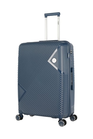 Valise semaine et valise grand volume Cassiopee (M/L) - Bleu foncé - 63/73 cm