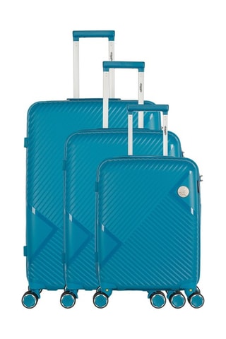 Set de 3 valises Cassiopee (S/M/L) - Bleu - 55/63/73 cm