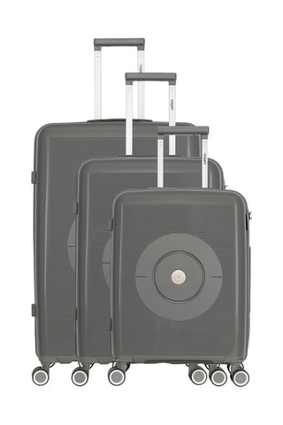 Set de 3 valises Orion (S/M/L) - Gris foncé - 55/65/75 cm