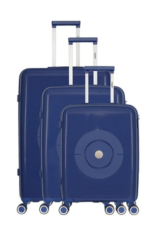 Set de 3 valises Orion (S/M/L) - Bleu marine - 55/65/75 cm
