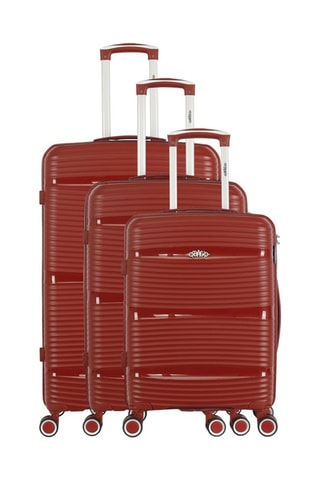 Set van 3 Trolleys Centaure Bordeauxrood