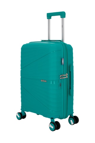 Valise cabine et vanity Vela (S/W) - Vert - 55/35 cm
