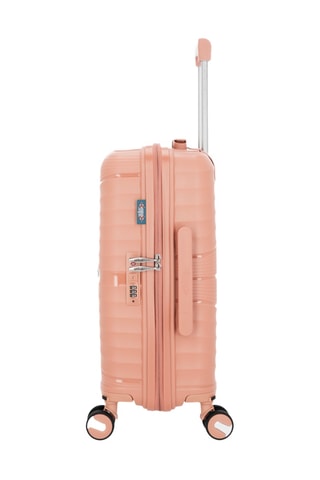 Valise cabine et vanity Vela (S/W) - Rose clair - 55/35 cm
