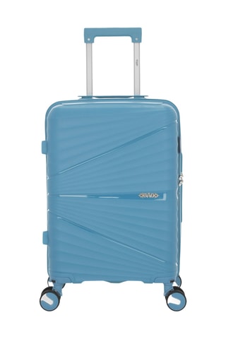 Valise cabine et vanity Vela (S/W) - Bleu clair - 55/35 cm