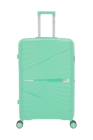 Grote Trolley en Beautycase Vela (L/W) - Lichtgroen - 75/35 cm