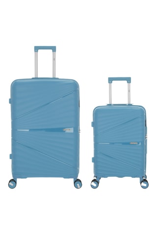 Valise cabine et Valise grand volume Vela (S/L) - Bleu clair - 55/75 cm