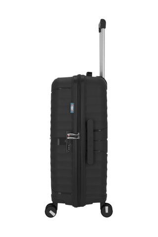 Set van 2 Trolleys en Beautycase Vela (S/M/W) - Donkergrijs - 55 / 65 / 35 cm