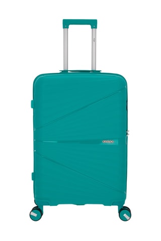 Set van 2 Trolleys en Beautycase Vela (S/M/W) - Groen - 55 / 65 / 35 cm