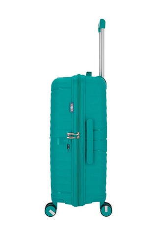 Set van 2 Trolleys en Beautycase Vela (S/M/W) - Groen - 55 / 65 / 35 cm