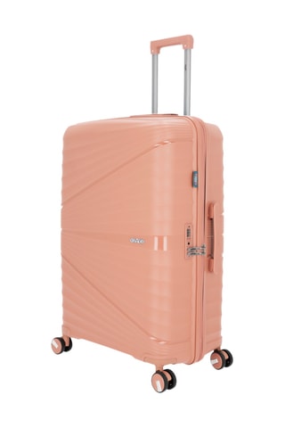 Valise semaine et valise grand volume Vela (M/L) - Rose clair - 65/75 cm