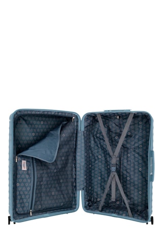 Set van 2 Trolleys met Beautycase Vela (S/L/W) - Lichtblauw - 55 / 75 / 35 cm