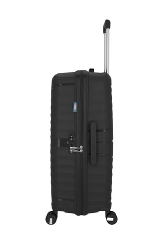 Set van 2 Trolleys en Beautycase Vela (M/L/W)- Donkergrijs - 65 / 75 / 35 cm