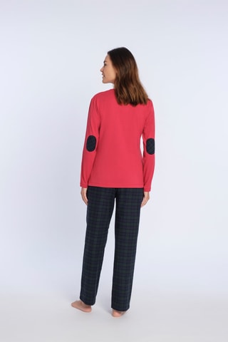 Pyjama Rood en Marineblauw